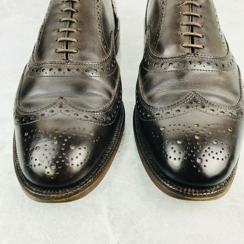 Allen Edmonds Jefferson Independence Wingtip Oxfords Mens Size‎ 10.5 Dress Shoes - Picture 4 of 12